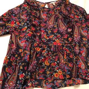 H&M Paisley Blouse